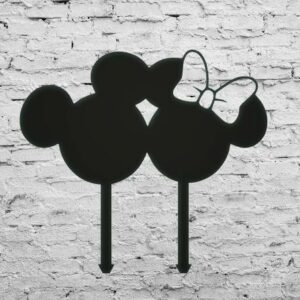 Cake Topper « Tête Mickey et Minnie »