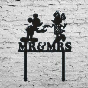 Cake Topper « Mr & Mrs Mickey »