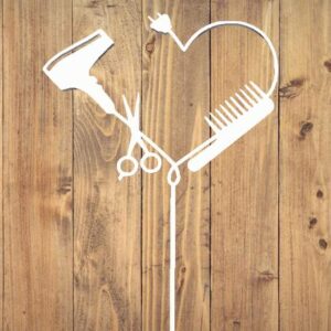 Cake Topper « Coiffeur »