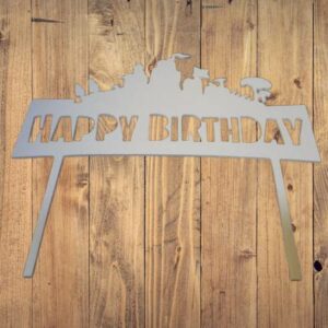 Cake Topper « Happy Birthday Fortnite »