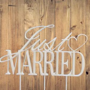 Cake Topper « Just Married »