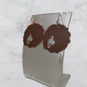 Boucles d’oreilles « Tête Afro »